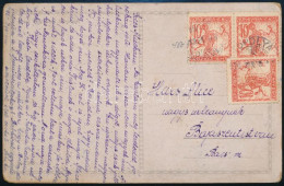 1920 Képeslap "TOPOLYA" Magyar Túlélő Bélyegzéssel Bajaszentistvánra - Autres & Non Classés