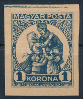 (*) 1920 Hadifogoly 1K Fogazatlan Próbanyomat Vastagabb Vízjel Nélküli Papíron / Proof - Otros & Sin Clasificación