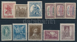 ** 1920-1923 Hadifogoly, Légiposta, Petőfi Sándor 1-1 Sor (7.000) - Otros & Sin Clasificación