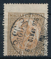 O 1921 Koronás Madonna 2500K Elfogazva, Papírránccal - Otros & Sin Clasificación