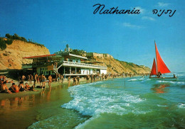 19711  NATANIA   THE  BEACH     ( 2 Scans) - Israel