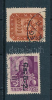 O 1946 Milpengős 20000MP Szétesett értékszámmal + Betűs Cs.5-2./24f Lefelé Tolódott Felülnyomással, Alul álkettősnyomatt - Other & Unclassified