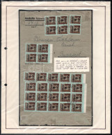 1945 (4. Díjszabás) Levél 30 Db Bélyeggel Gödöllőről Budapestre - Other & Unclassified