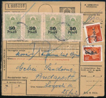 1946 (7. Díjszabás) Csomagszállító 12 Db Postai és 4 Db Okmánybélyeggel - Other & Unclassified