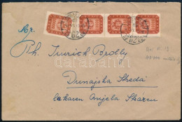 1946 Levél 80.000 Milpengő Bérmentesítéssel Szlovákiába / Cover With 80.000 Milpengő Franking To Slovakia - Autres & Non Classés