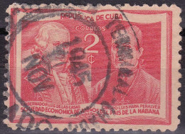 Cuba YT 286 Mi 200 Année 1943 - 1945 (Used °) Politicien - Evêque - Luis De Las Casas - Oblitérés