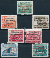 ** 1956 Soproni Felülnyomás 7 értékes Sor (12.000) - Other & Unclassified