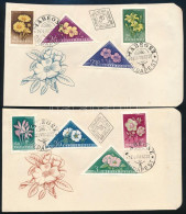 1958 Virág (III.) Sor 2 Db FDC-n - Other & Unclassified