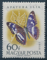 ** 1959 Lepke (I.) 60f "a Lepke Szárnyán Kettős Fehér Csík" Lemezhiba (6.000) - Sonstige & Ohne Zuordnung