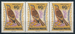 ** 1962 Madarak 60f Hármascsík MÁGYAR Lemezhibával (7.000) - Other & Unclassified