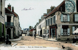 12973  - Yonne -  CHEROY  -  RUE DE L'HOTEL DE VILLE   Circulee En 1905 - Cheroy