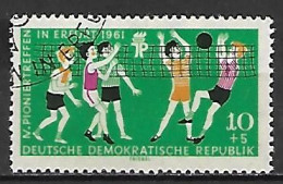 RDA   /   DDR.  -    Enfants  Jouant  Au  VOLLEY - BALL    -   Oblitéré - Volleybal