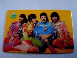 GREAT BRITAIN / 20 POUND /MAGSTRIPE  / BEATLES  PHONECARD/ LIMITED EDITION/  ONLY 500 EX     **15692** - Verzamelingen