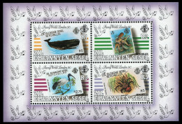 Äußere Seychellen 1990 - Mi-Nr. Block 8 ** - MNH - Marke Auf Marke - Seychelles (1976-...)