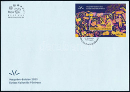 2023 Veszprém Balaton 2023 Európa Kultúrális Fővárosa Blokk FDC - Other & Unclassified