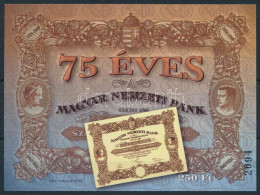 ** 1999 75 éves A Magyar Nemzeti Bank Emlékív - Other & Unclassified