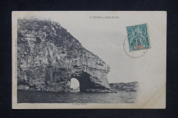 SAINT PIERRE ET MIQUELON - Affranchissement Groupe Sur Carte Postale Pour La France En 1907 - L 148330 - Brieven En Documenten