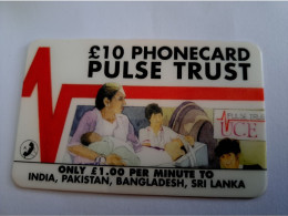 GREAT BRITAIN / 10 POUND / PULSE TRUST/ SOUVENIIR   PHONECARD/  USED   **15693** - [10] Colecciones