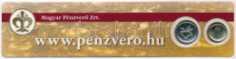 2007. 1Ft + 2Ft "Magyar Pénzverő Zrt." Vonalzós Dísztokban T:UNC - Unclassified