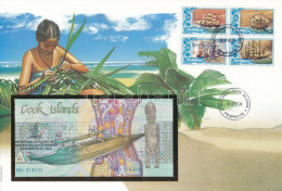 Cook-szigetek 1992. 3$ Felbélyegzett Borítékban, Bélyegzéssel T:UNC Cook Islands 1992. 3 Dollars In Envelope With Stamp  - Sin Clasificación