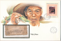 Vietnam 1976. 1D Felbélyegzett Borítékban, Bélyegzéssel T:UNC  Vietnam 1976. 1 Dong In Envelope With Stamp And Cancellat - Sin Clasificación