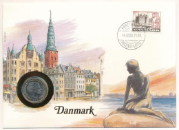 Dánia 1985. 1K Felbélyegzett Borítékban, Bélyegzéssel, Német Nyelvű Leírással T:UNC  Denmark 1985. 1 Krone In Envelope W - Sin Clasificación