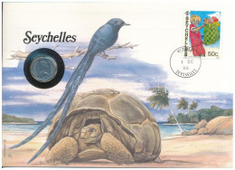 Seychelles-szigetek 1975. 5c Felbélyegzett Borítékban, Bélyegzéssel, Német Nyelvű Leírással T:UNC Seychelles 1975. 5 Cen - Ohne Zuordnung