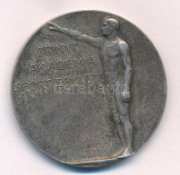 1929. "Zrínyi Akadémia Sport Egylete" Ezüstözött Bronz Díjérem, Hátoldalon "100m Gyorsúszás I. 200m Gyorsúszás I." Graví - Non Classés