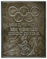 2001. "Magyar Olimpiai Akadémia XXXVII. Vándorgyűlése - Kecskemét 2001. XI. 23-24." Egyoldalas, Ezüstpatinázott, öntött  - Sin Clasificación