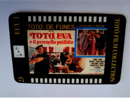 GREAT BRITAIN / 1 POUND / TOTO FILM COLLECTION/ EVA/ FUNES/    PHONECARD/  USED   **15695** - [10] Collections
