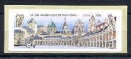 RC 26229 FRANCE LISA 0,53€ SALON PHILATELIQUE DE PRINTEMPS DIJON 2006 NEUF SUR SON SUPPORT - 1999-2009 Vignette Illustrate