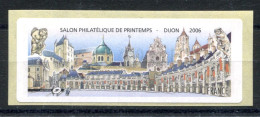 RC 26229 FRANCE LISA 0,53€ SALON PHILATELIQUE DE PRINTEMPS DIJON 2006 NEUF SUR SON SUPPORT - 1999-2009 Illustrated Franking Labels