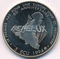 Luxemburg 1994. 5E Cu-Ni "BENELUX / Luxemburgi Sarolta" T:AU Luxembourg 1994. 5 Ecu Cu-Ni "BENELUX / Charlotte De Luxemb - Unclassified