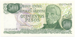 Argentína 1982. 500P T:AU Hajlás Az Egyik Szélén Argentina 1982. 500 Pesos C:AU Bend On One Side Krause P#303 - Non Classés