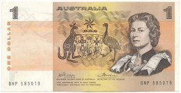 Ausztrália DN (1972-1973) 1D T:F Szép Papír Australia ND (1972-1973) 1 Dollar C:F Fine Paper Krause P#37.d - Sin Clasificación