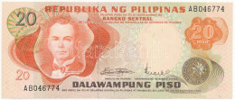 Fülöp-szigetek 1972. 20P T:UNC Philippines 1972. 20 Piso C:UNC Krause P#150 - Zonder Classificatie