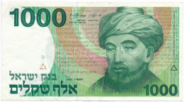 Izrael 1983. 1000Sh T:F  Israel 1983. 1000 Sheqalim C:F - Zonder Classificatie