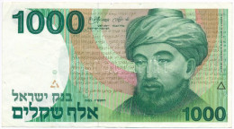 Izrael 1983. 1000Sh T:F  Israel 1983. 1000 Sheqalim C:F - Ohne Zuordnung