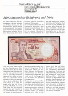 Kolumbia 1986. 100P Német Leírással T:UNC,AU Colombia 1986. 100 Pesos With German Description C:UNC,AU - Ohne Zuordnung