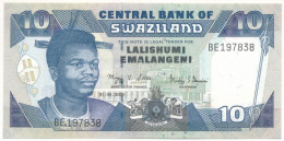 Szváziföld 2006. 10E T:UNC Swaziland 2006. 10 Emalangeni C:UNC Krause P#29c - Non Classificati