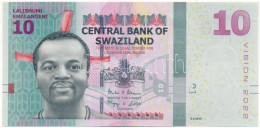 Szváziföld 2015. 10E Emlékkiadás T:UNC Swaziland 2015. 10 Emalangeni Commemorative Note C:UNC Krause P#41 - Non Classés