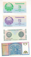 Üzbegisztán 1992. 3S + 5S + 1994. 1S + 5S T:UNC,AU Uzbekistan 1992. 3 Sum + 5 Sum + 1994. 1 Sum + 5 Sum C:UNC,AU - Non Classificati