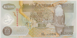 Zambia 2008. 500K T:UNC  Zambia 2008. 500 Kwacha C:UUNC - Zonder Classificatie