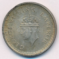 Brit-India 1942. 1R Ag "VI.György" T:AU Patina British India 1942. 1 Rupee Ag "George VI" C:AU Patina - Non Classificati