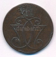 Dánia 1771. 1sk Cu "VII. Keresztély" T:AU  Denmark 1771. 1 Skilling Cu "Christian VII" C:AU  Krause KM#616 - Ohne Zuordnung