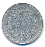 Mexikó 1926M 1P Ag T:VF Mexico 1926M 1 Peso Ag C:VF Krause KM#455 - Zonder Classificatie