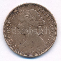 Nagy-Britannia 1875H 1 Farthing Bronz "Viktória" T:F Karc, ü. Great Britain 1875H 1 Farthing Bronze "Victoria" C:F Scrat - Non Classés