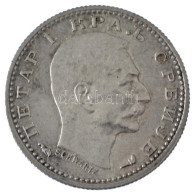 Szerbia 1915. 50p Ag "I. Péter" T:AU  Serbia 1915. 50 Para Ag "Peter I" C:AU - Zonder Classificatie