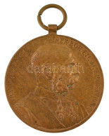 1898. "Jubileumi Emlékérem A Fegyveres Erő Számára / Signum Memoriae (AVSTR)" Bronz Kitüntetés Mellszalag Nélkül T:XF Hu - Non Classificati