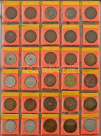 ~120db-os, 19-20. Századi érmetétel Használt állapotú Berakó Albumban T:vegyes ~120pcs Coin Lot, From The 19th-20th Cent - Unclassified